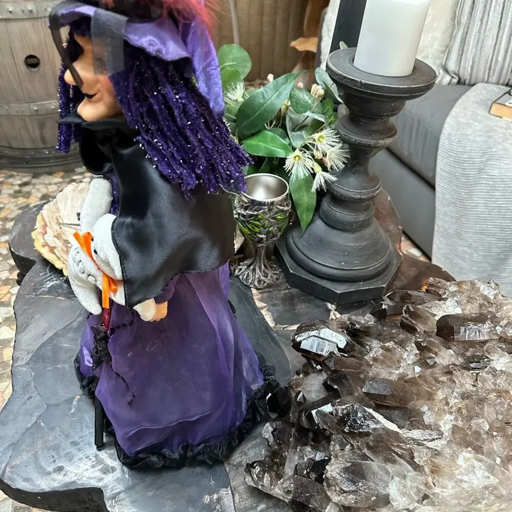 Vintage Dan Dee Collectors Choice Witch Doll Ghost Broom 19